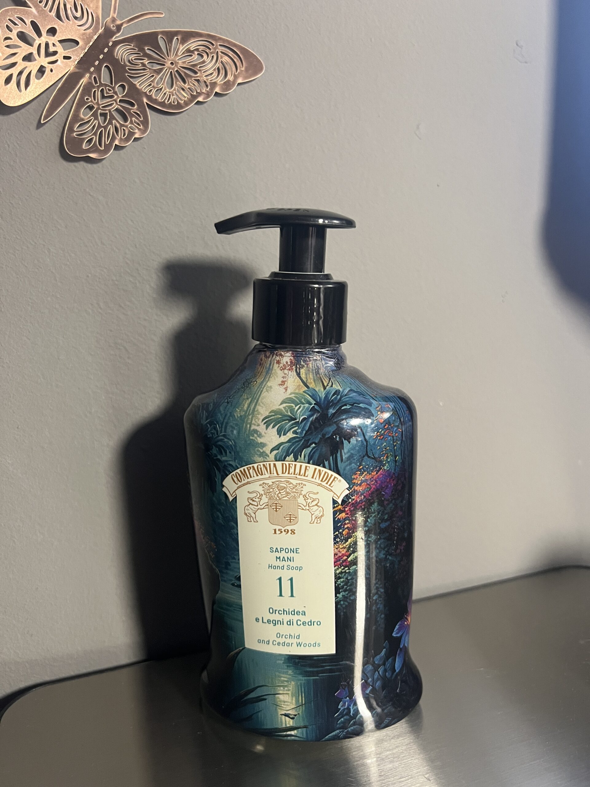 Compagnia delle Indie – Handseife Nr. 11 Orchidea & Legni di Cedro (300 ml)