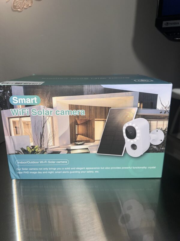 Smart WiFi Solar Kamera – kabellose Sicherheit mit Solarenergie