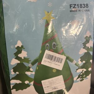 Aufblasbares Tannenbaum-Kostüm – Weihnachts-Spaß pur